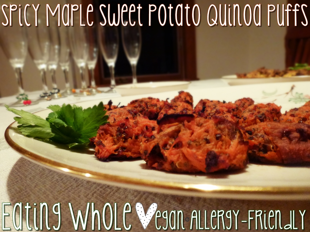 Spicy Maple Sweet Potato&nbsp;Puffs