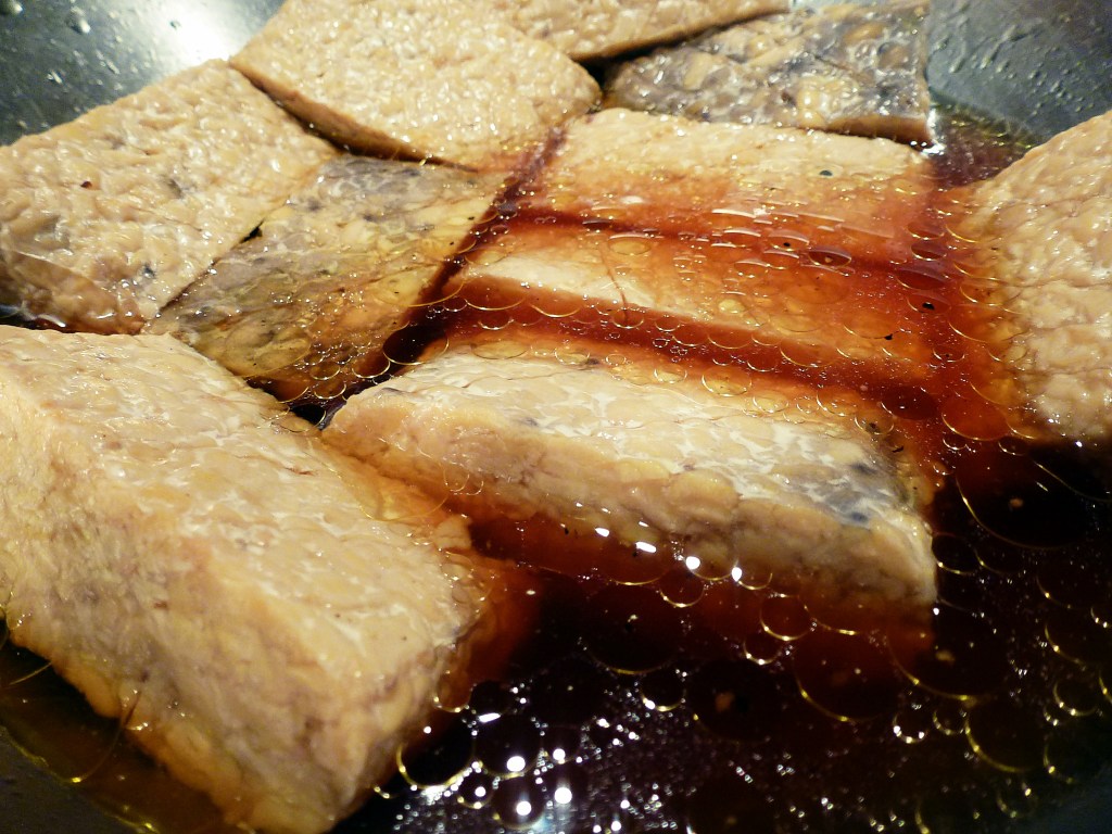 marinating tempeh
