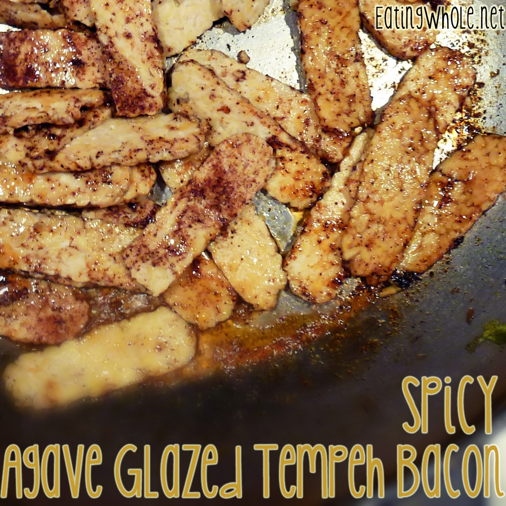 Spicy Agave Glazed Tempeh&nbsp;Bacon