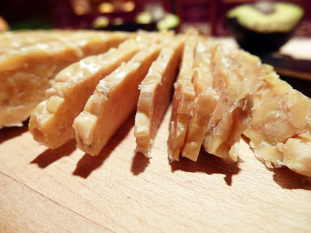 sliced tempeh