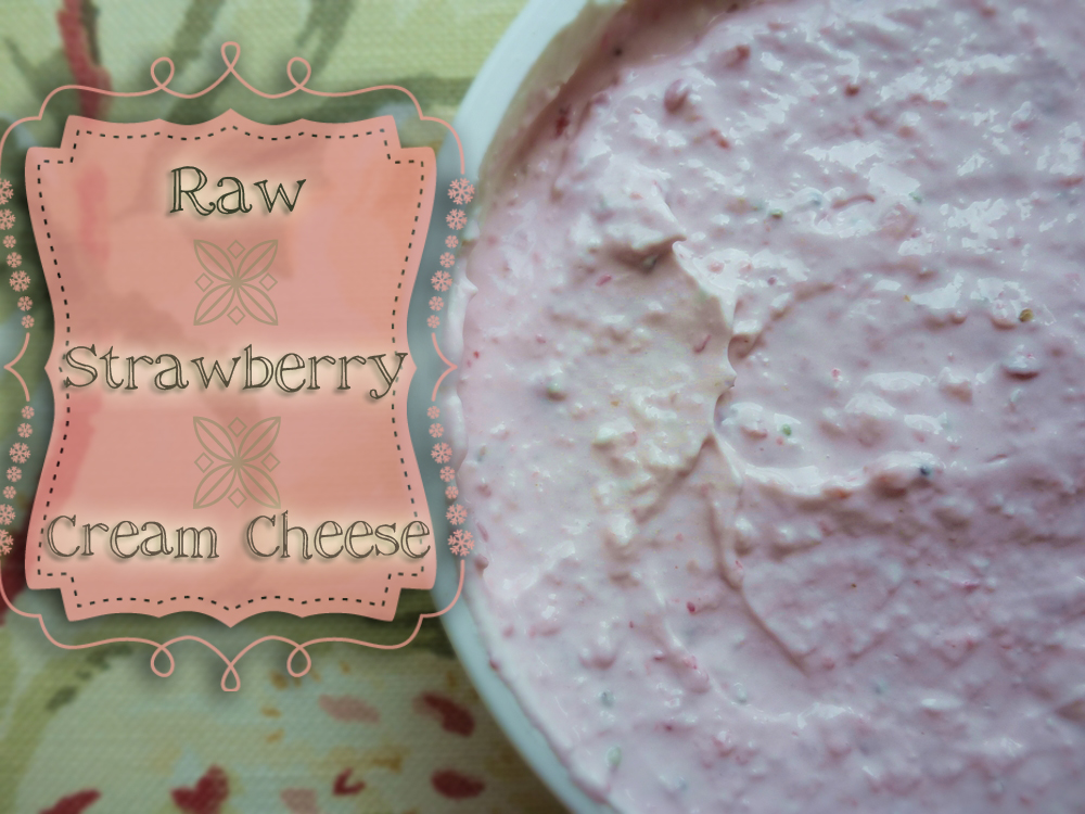 Raw Strawberry Cream&nbsp;Cheese