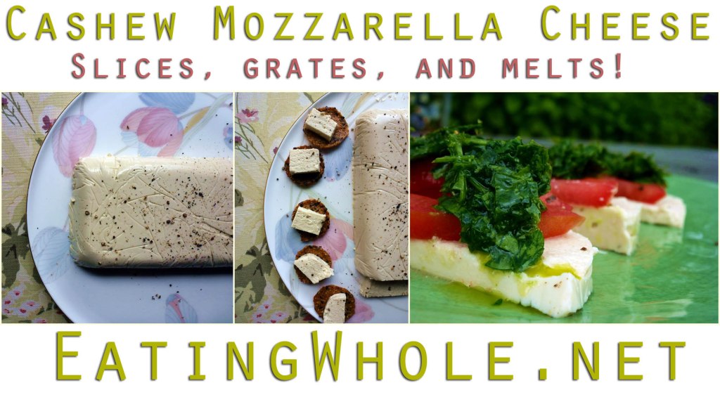 Sliceable, Grateable, Meltable Mozzarella Cashew&nbsp;Cheese!