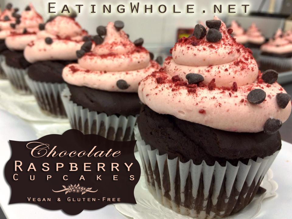 choc cupcake raspberry buttercream title