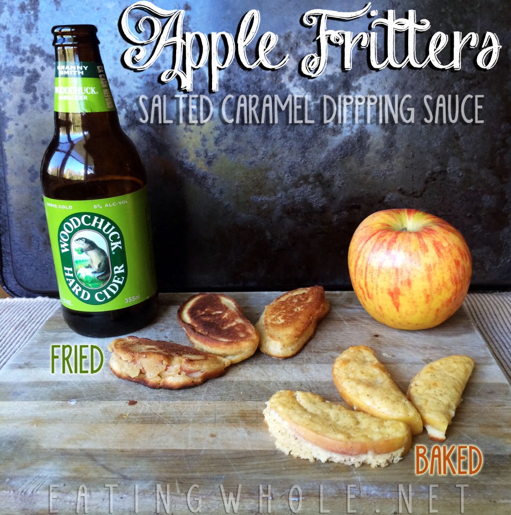 Apple Fritters Two ways with Salted Caramel Dipping&nbsp;Sauce